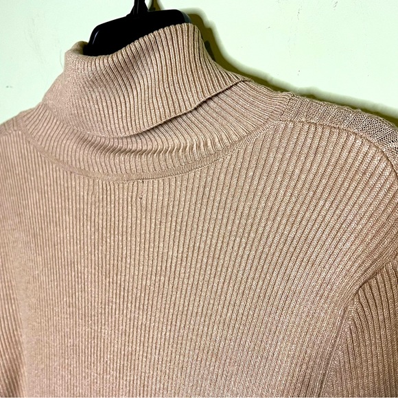 NWT CALVIN KLEIN Ribbed Turtleneck Sweater, S - Picture 3 of 8